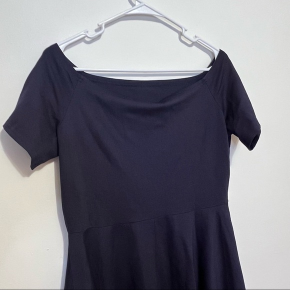 NWT Navy Blue off the Shoulder High Low Dress Womens Size XL - Picture 9 of 10